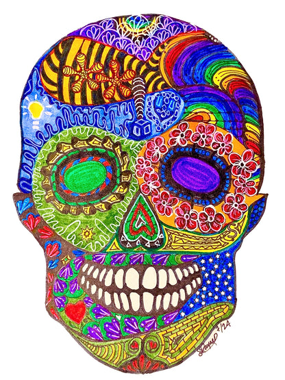 Sugar Skull Fine Art Print Trio- Buy One- Get Two Free!