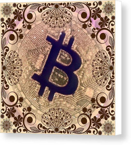 Bitcoin Tangle - Canvas Print