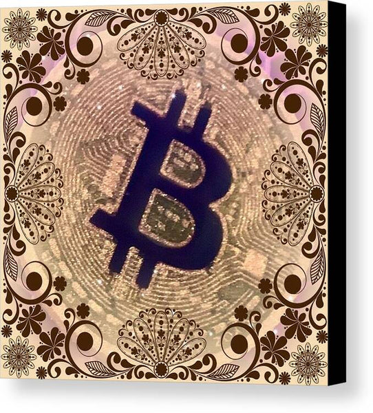 Bitcoin Tangle - Canvas Print