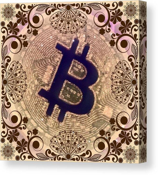 Bitcoin Tangle - Canvas Print