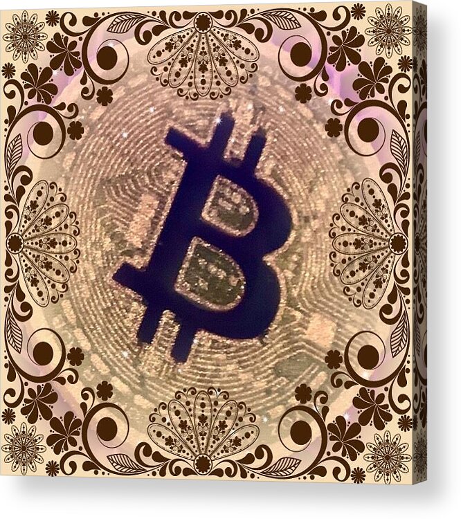 Bitcoin Tangle - Acrylic Print