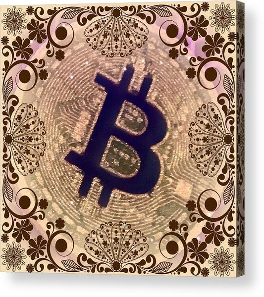 Bitcoin Tangle - Acrylic Print