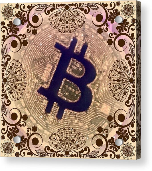 Bitcoin Tangle - Acrylic Print