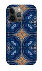 Blue Striped Agate Abstract I - Phone Case