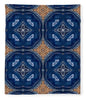 Blue Striped Agate Abstract I - Blanket