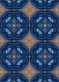 Blue Striped Agate Abstract I - Puzzle
