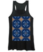 Blue Striped Agate Abstract I - Women's Tank Top
