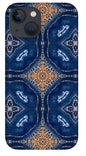 Blue Striped Agate Abstract I - Phone Case