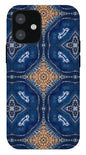 Blue Striped Agate Abstract I - Phone Case