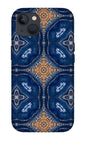Blue Striped Agate Abstract I - Phone Case