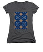 Blue Striped Agate Abstract I - Women's V-Neck