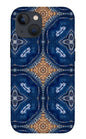 Blue Striped Agate Abstract I - Phone Case