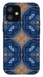 Blue Striped Agate Abstract I - Phone Case