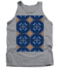 Blue Striped Agate Abstract I - Tank Top