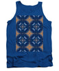 Blue Striped Agate Abstract I - Tank Top