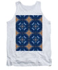 Blue Striped Agate Abstract I - Tank Top