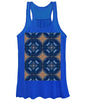Blue Striped Agate Abstract I - Women's Tank Top