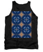 Blue Striped Agate Abstract I - Tank Top