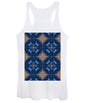 Blue Striped Agate Abstract I - Women's Tank Top