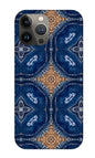 Blue Striped Agate Abstract I - Phone Case