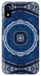Blue Striped Agate Abstract II - Phone Case