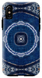 Blue Striped Agate Abstract II - Phone Case