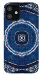 Blue Striped Agate Abstract II - Phone Case
