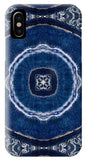 Blue Striped Agate Abstract II - Phone Case