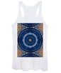 Blue Striped Agate Abstract II - Women's Tank Top