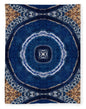 Blue Striped Agate Abstract II - Blanket