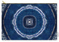 Blue Striped Agate Abstract II - Zip Pouch