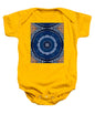 Blue Striped Agate Abstract II - Baby Onesie