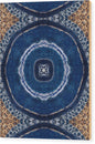 Blue Striped Agate Abstract II - Wood Print