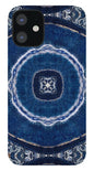 Blue Striped Agate Abstract II - Phone Case