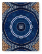 Blue Striped Agate Abstract II - Blanket