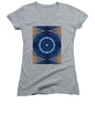 Blue Striped Agate Abstract II - Women's V-Neck