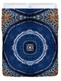 Blue Striped Agate Abstract II - Duvet Cover