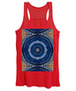 Blue Striped Agate Abstract II - Women's Tank Top