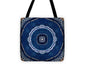 Blue Striped Agate Abstract II - Tote Bag