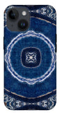 Blue Striped Agate Abstract II - Phone Case