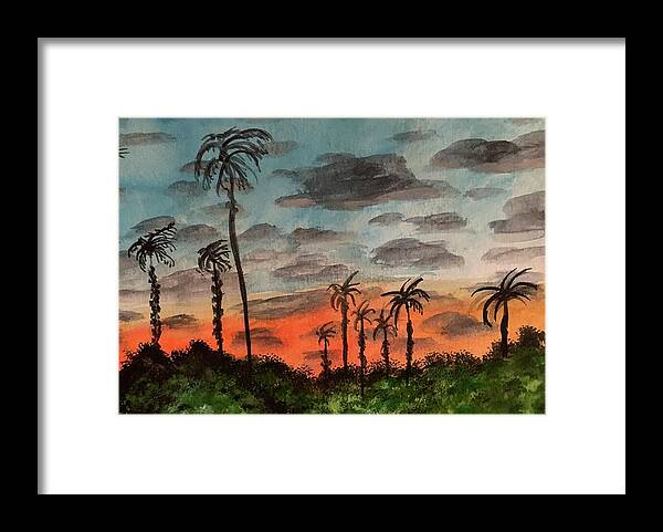 California Sunsets - Framed Print