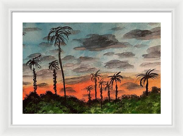 California Sunsets - Framed Print