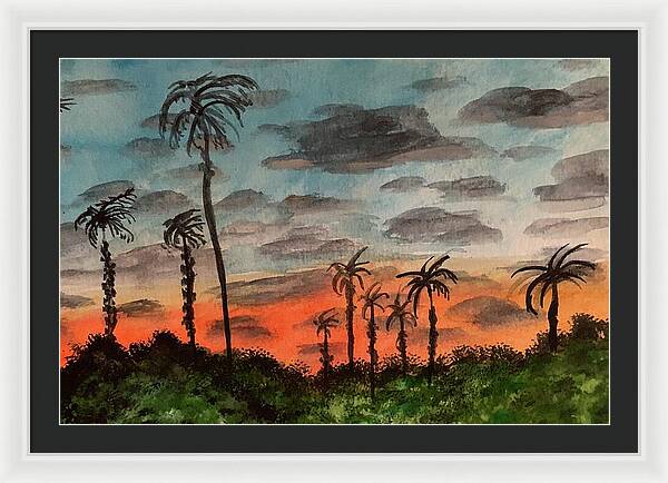 California Sunsets - Framed Print