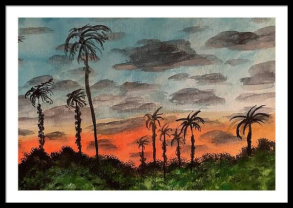 California Sunsets - Framed Print