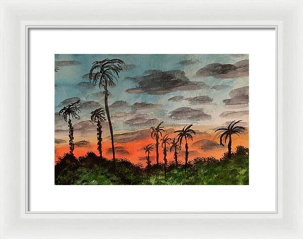 California Sunsets - Framed Print