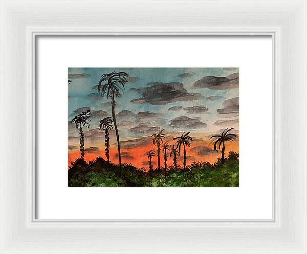 California Sunsets - Framed Print