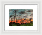 California Sunsets - Framed Print