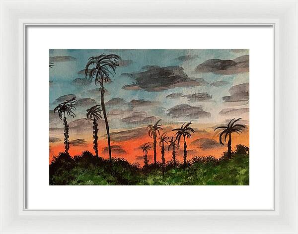 California Sunsets - Framed Print