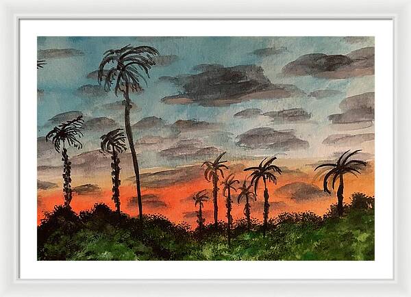 California Sunsets - Framed Print