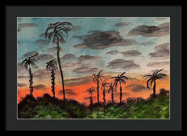 California Sunsets - Framed Print